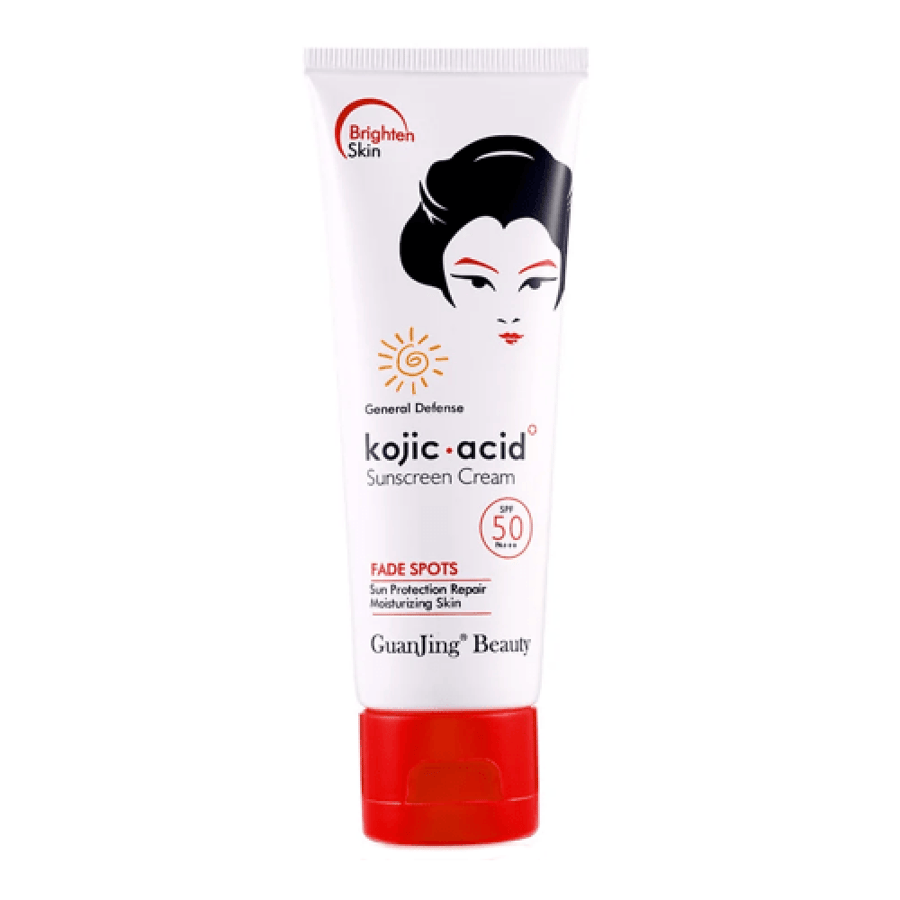 كريم واقي شمس بحمض الكوجيك من GuanJing Beauty SPF50 80ج