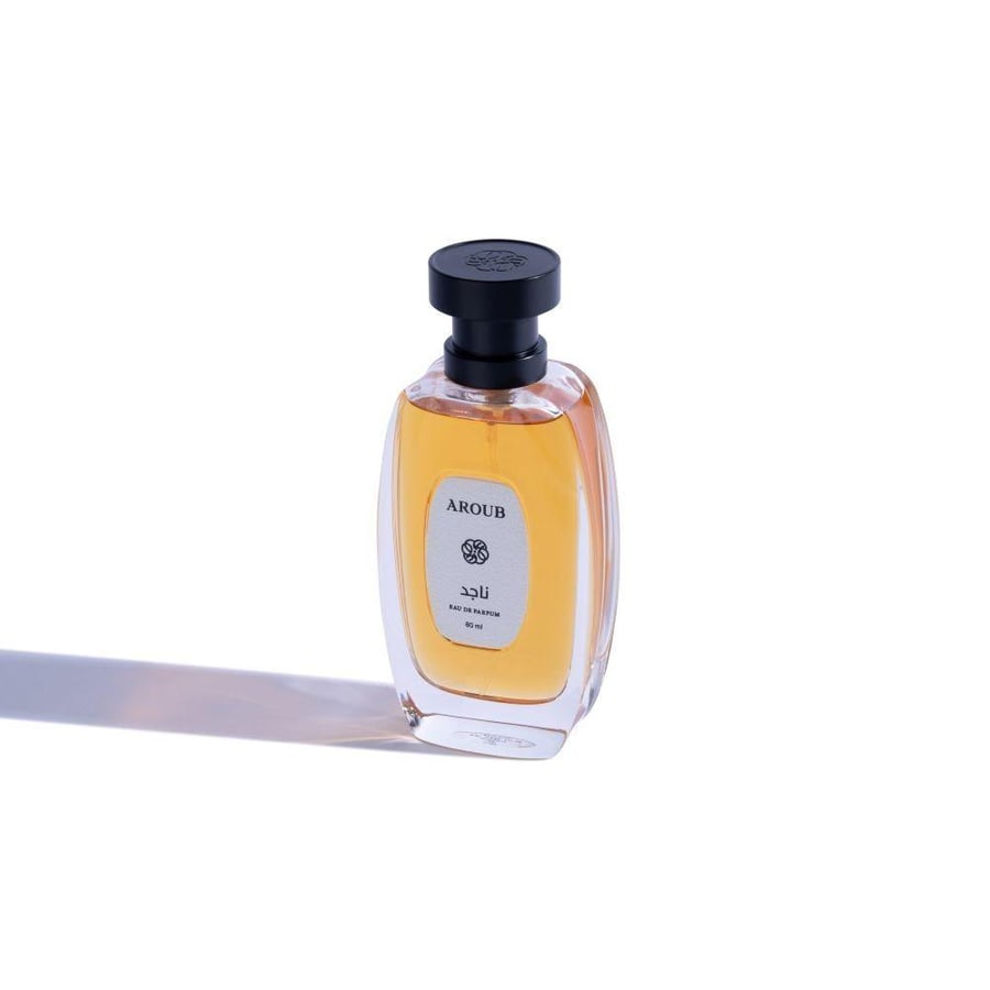 عطر ناجد برفيوم من عروب 80 مل رائحة فواحة ولون ذهبي