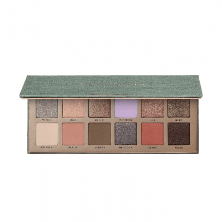 باليت ظلال عيون نوفو من Anastasia Beverly Hills 12 لون أخضر ومرآة
