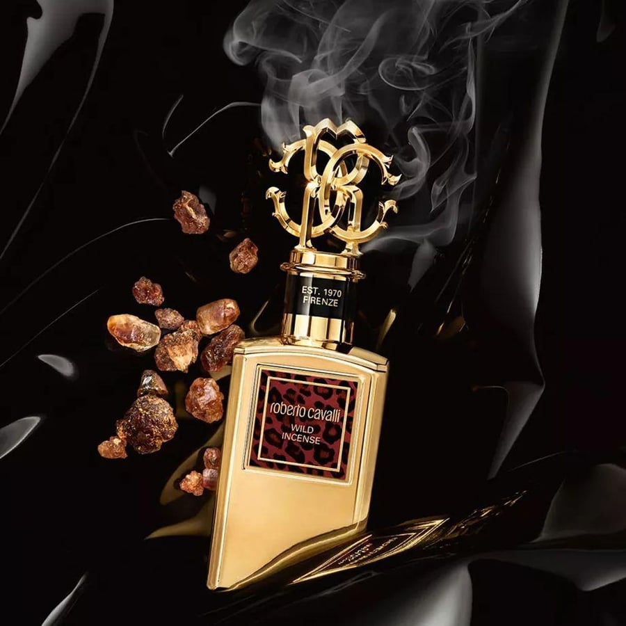 عطر او دو برفيوم جولد وايلد إنسنس من Roberto Cavalli فواح