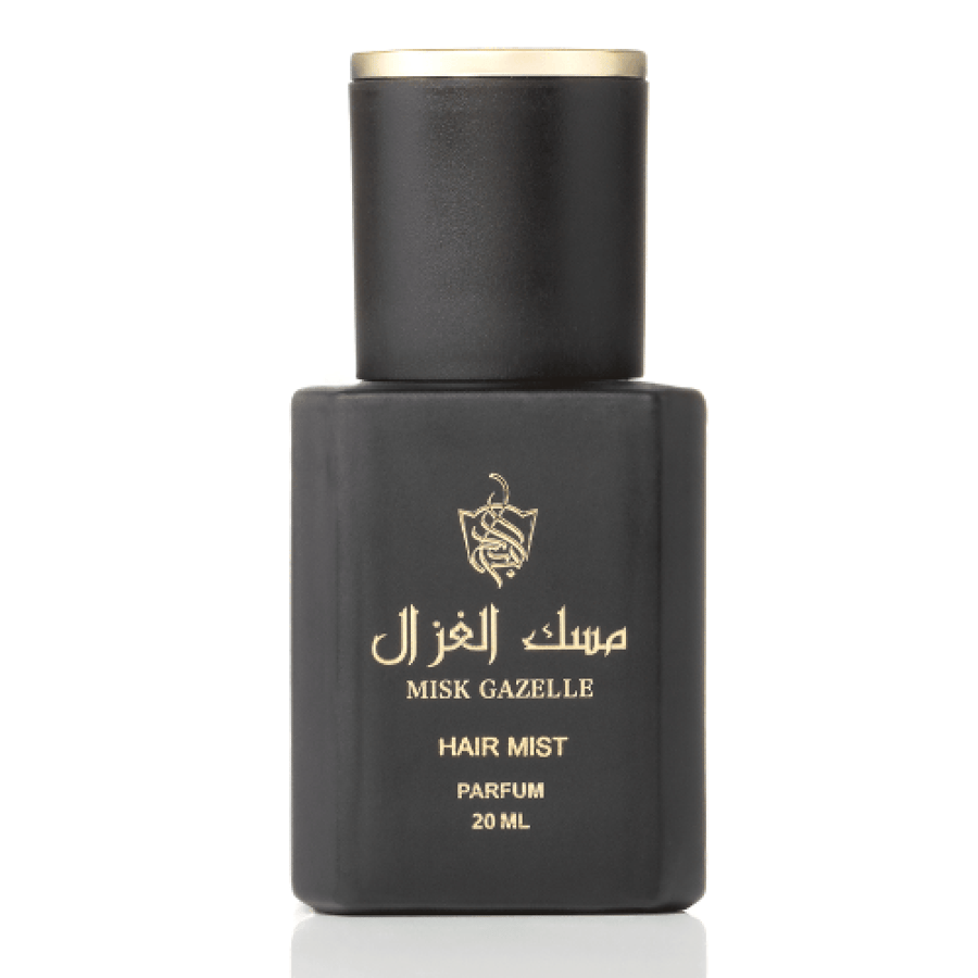 عطر شعر مسك الغزال برفيوم من البداح للعود 20 مل عبوة سوداء