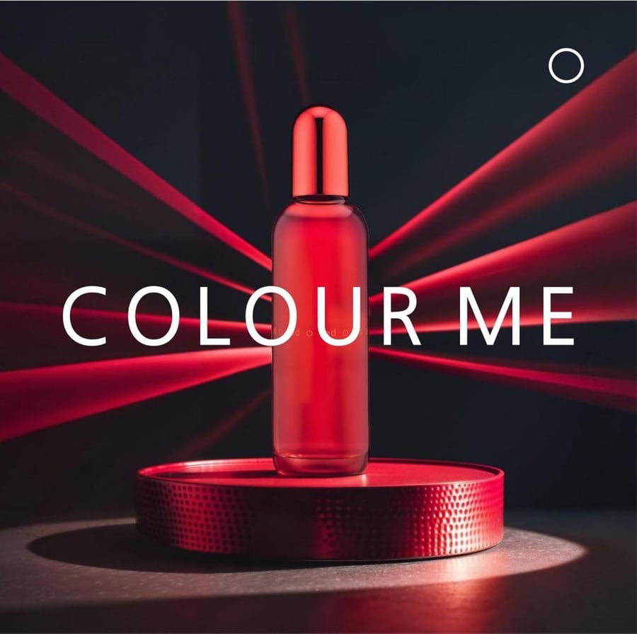 عطر او دو بارفيوم كولور مي فيمي ريد من red o red زجاجة حمراء