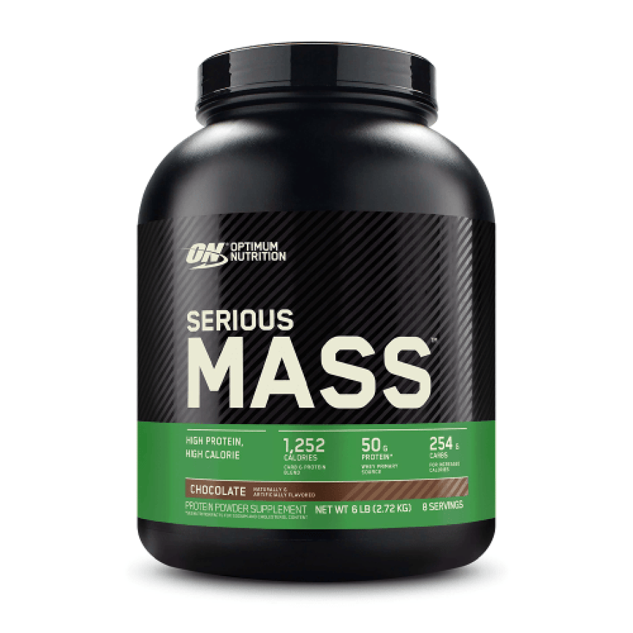 مسحوق ماس جينر Serious Mass من Optimum Nutrition شوكولاتة 6 lb