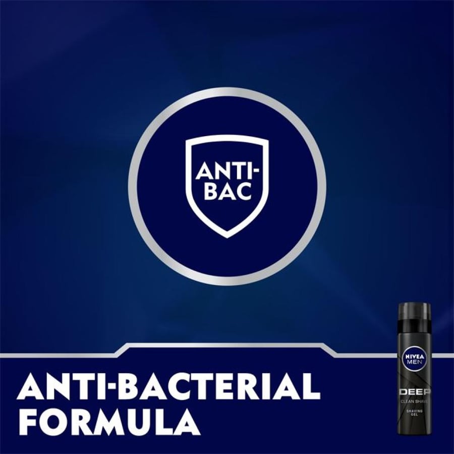 جل حلاقة للتنظيف العميق بالكربون الأسود من NIVEA 200 مل