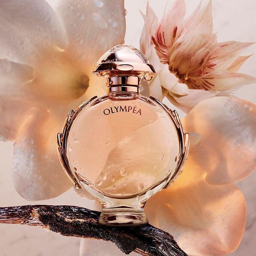 عطر أوليمبيا أو دو برفيوم Paco Rabanne زجاج كروي أسود شفاف
