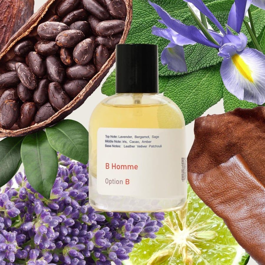 عطر رجالي مستوحى من Dior Homme Intense B Homme 50 مل بزجاجة صفراء