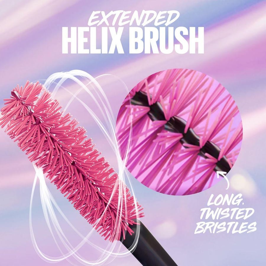 ماسكارا ذا فولسيس اكستنشنز من Maybelline أسود داكن لرموش كثيفة