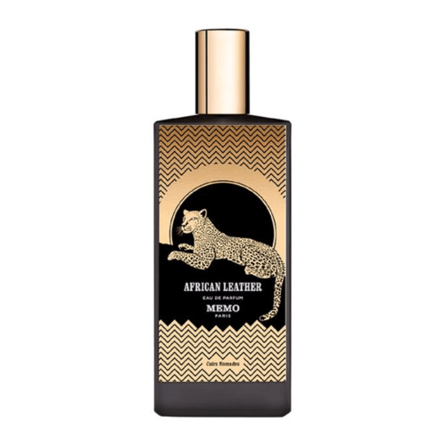 عطر أو دو برفيوم أفريكان ليذر من Enath زجاجة سوداء بغطاء ذهبي