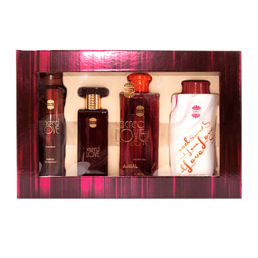 مجموعة عطور نسائية سيكريد لوف 4 قطع موديل 5625