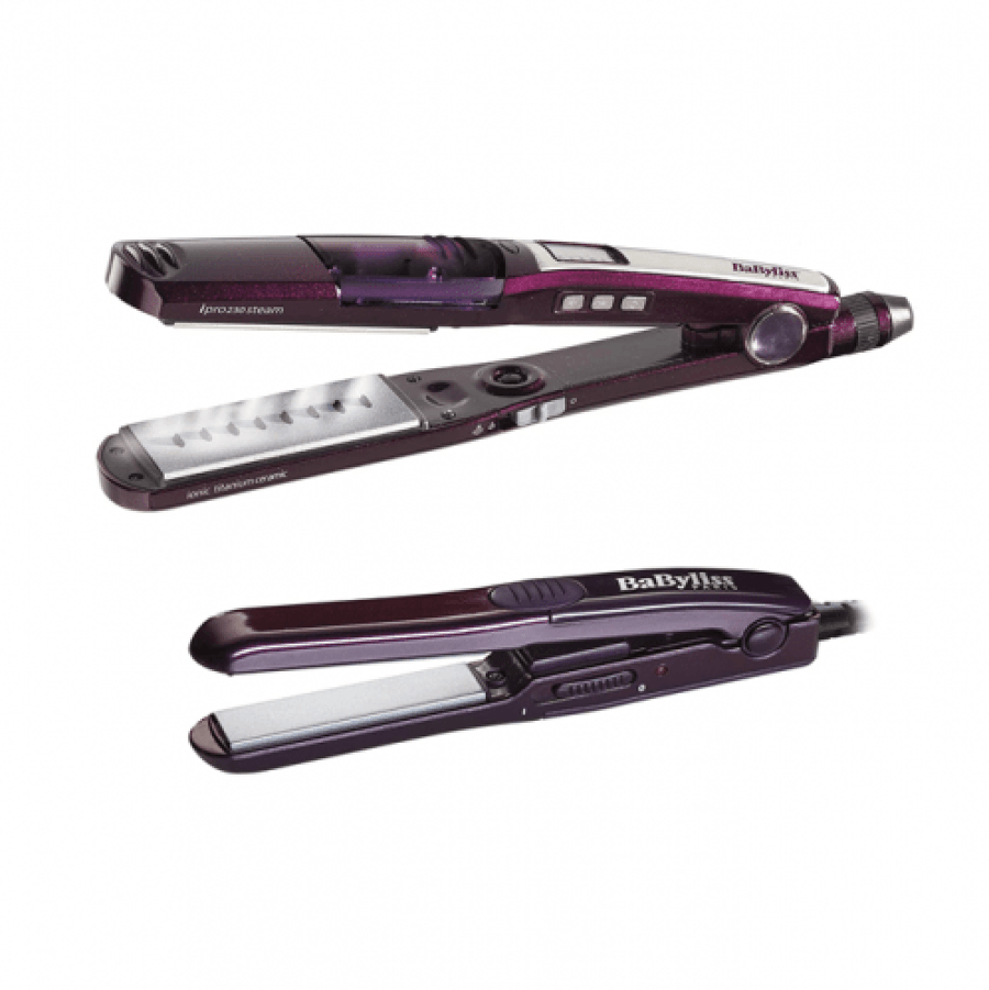 مكواة شعر على البخار ميني من BaByliss موديل 5012 بنفسجي