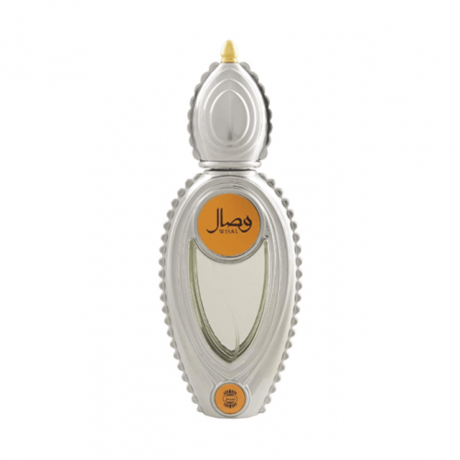 عطر وصال او دي برفيوم زجاجة فضية بيضاوية موديل 3051