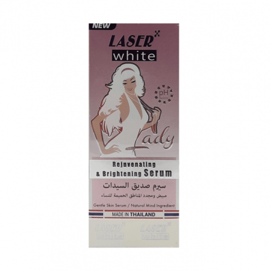 سيروم تفتيح وتجديد للمناطق الحساسة LASER white 30 مل وردي 1911