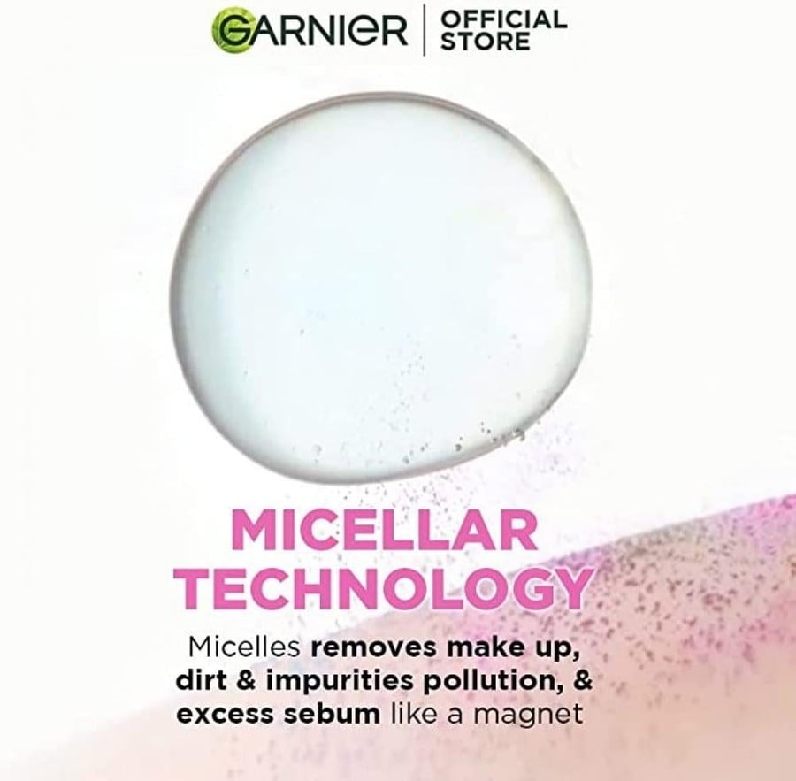 مزيل مكياج ومُنظف ميسيلار من Garnier للبشرة الحساسة 400 مل
