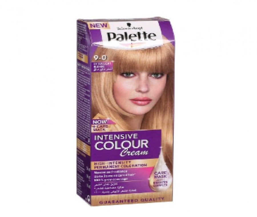 كريم تلوين الشعر وماسك العناية من palette أشقر فاتح جدا 90 علبة