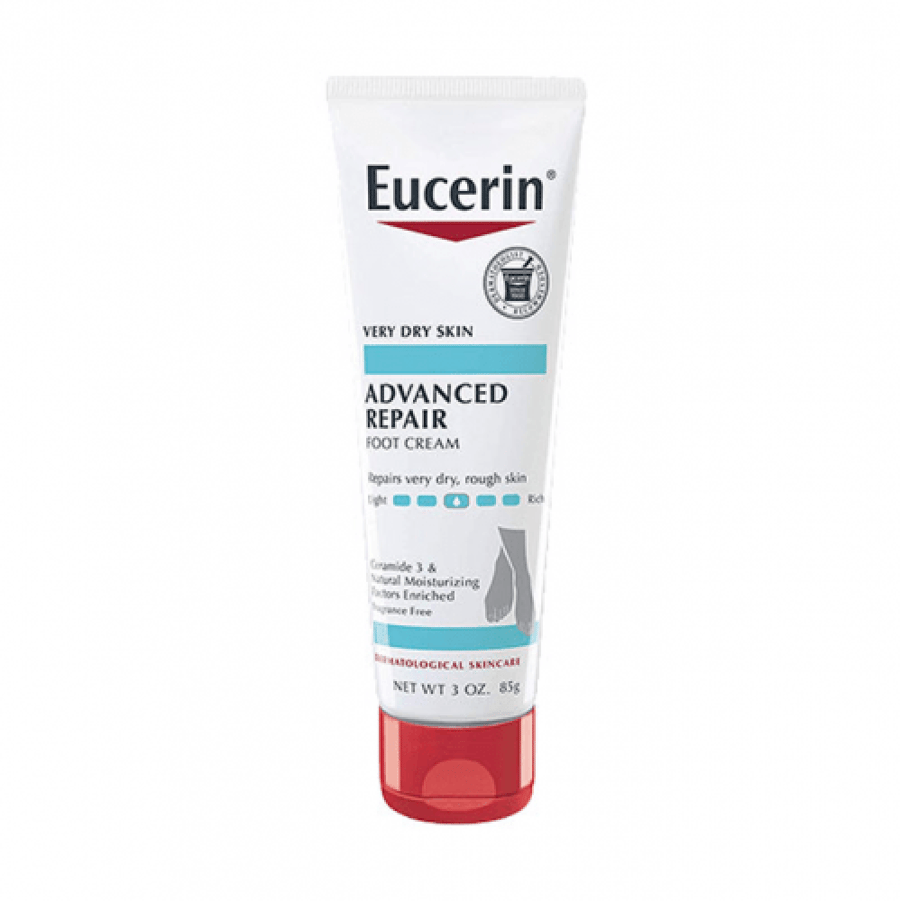 كريم ترطيب القدمين ريبير لايت من يوسيرن Eucerin 85غ أنبوب