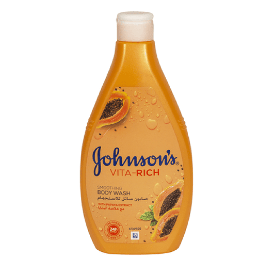 صابون سائل للاستحمام فيتا ريتش من Johnsons برتقالي 400 مل موديل 2101