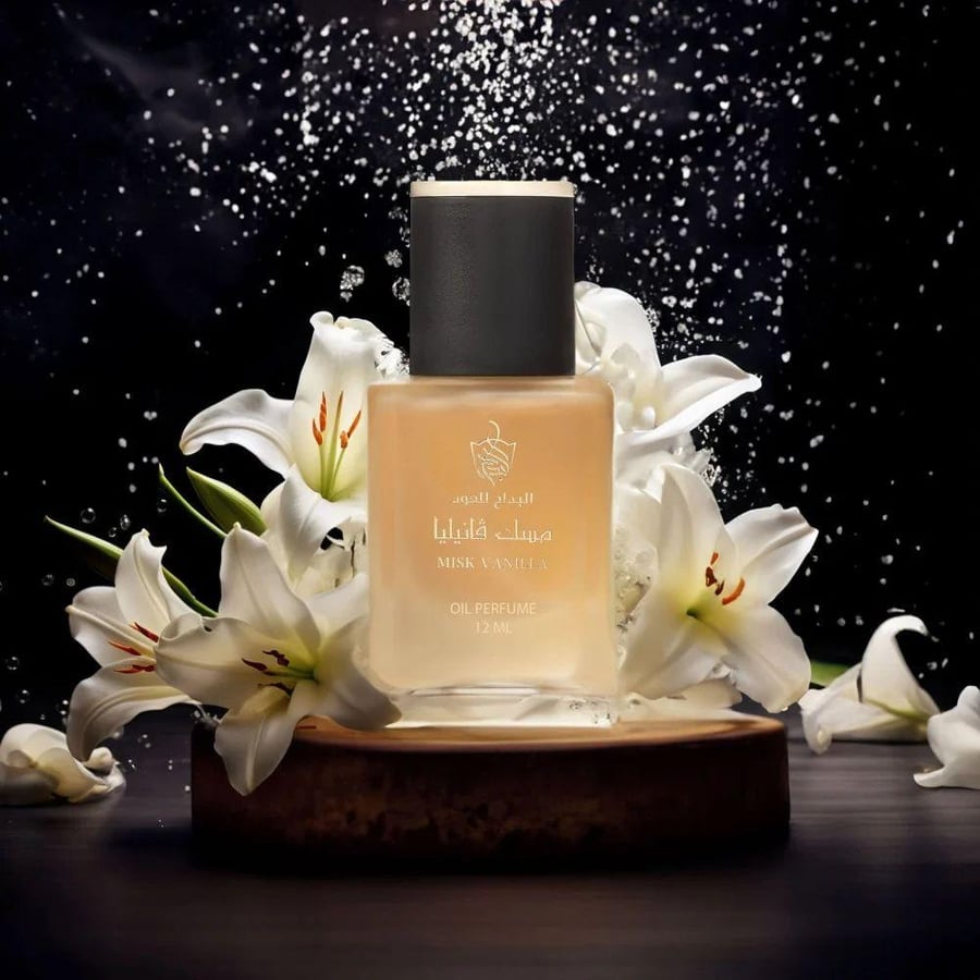 عطر شعر برفيوم ميسك فانيلا Misk Vanilia 20 مل ذهبي
