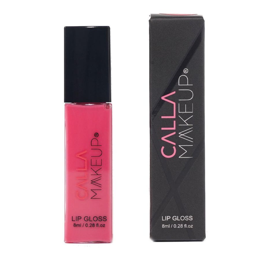 ملمع شفاه لامع Calla Makeup وردي ناعم 8ml جديد CM800