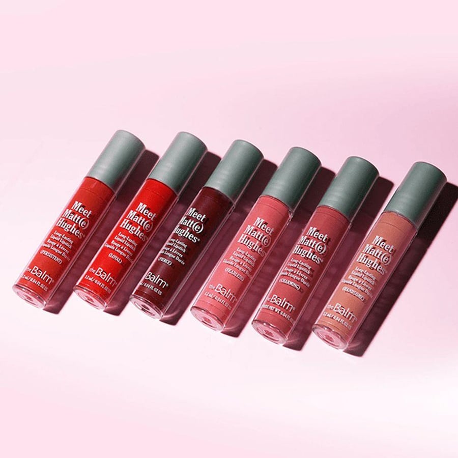 أحمر شفاه سائل ميني مات من theBalm طقم 6 درجات