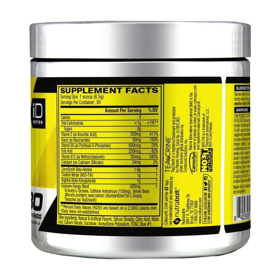 مكمل ما قبل التمرين C4 Original من Cellucor بنكهة الفواكه 195 جم