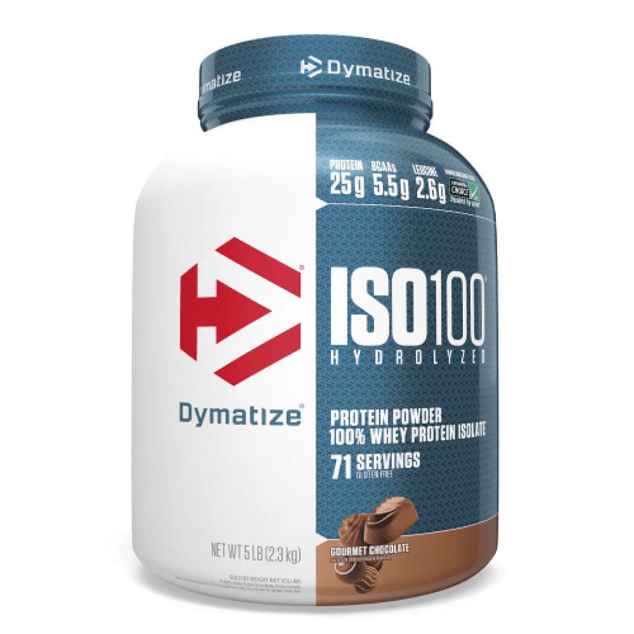 بودرة بروتين ISO 100 من Dymatize جورميه تشوكلت 23 كجم