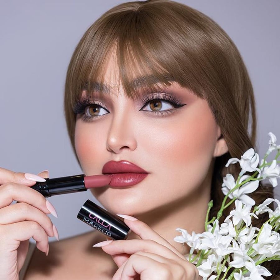 أحمر شفاه روج كريمي تويستأب من Calla Makeup بني وردي CM76