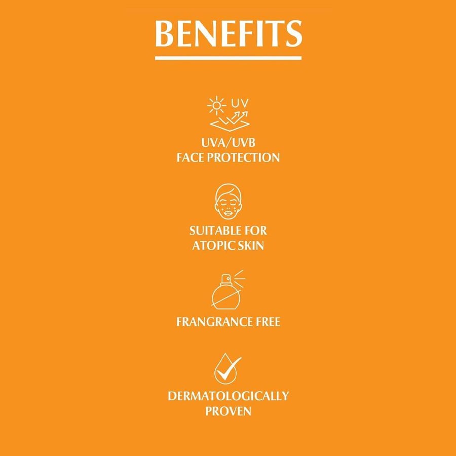 كريم واقي شمس للبشرة الحساسة من Eucerin SPF 50 50مل