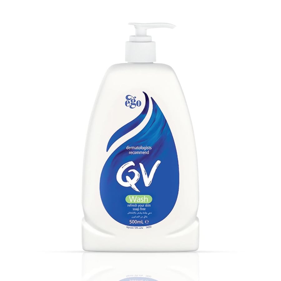 غسول البشرة كيوفي QV للاستخدام اليومي منظف 500 مل