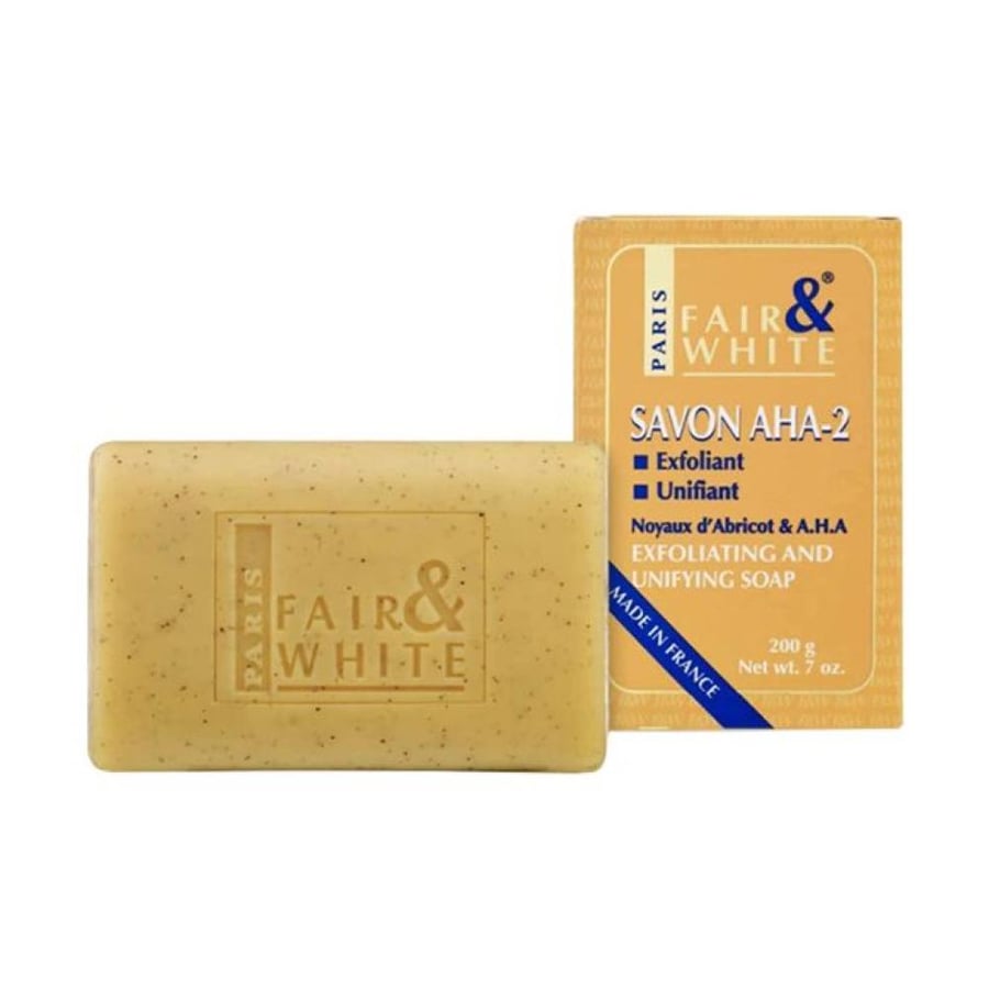 صابونة تقشير بأحماض الفواكه من Fair White 200 جم بيج