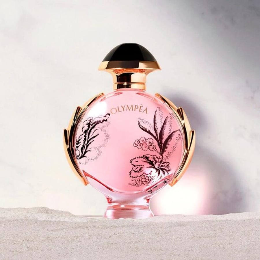 عطر أوليمبيا بلوسوم أو دي بارفيوم باكو رابان زجاجة وردية كروية 2533