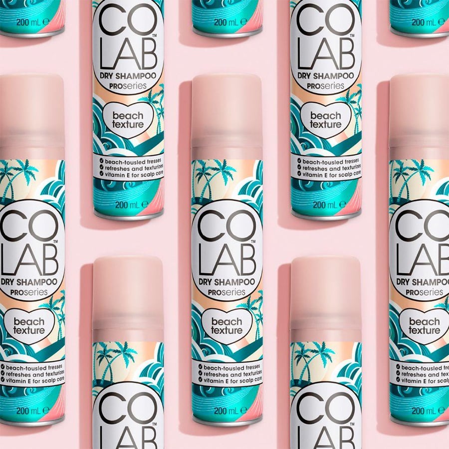 شامبو جاف برو سيريز Beach Texture من COLAB 200 مل وردي
