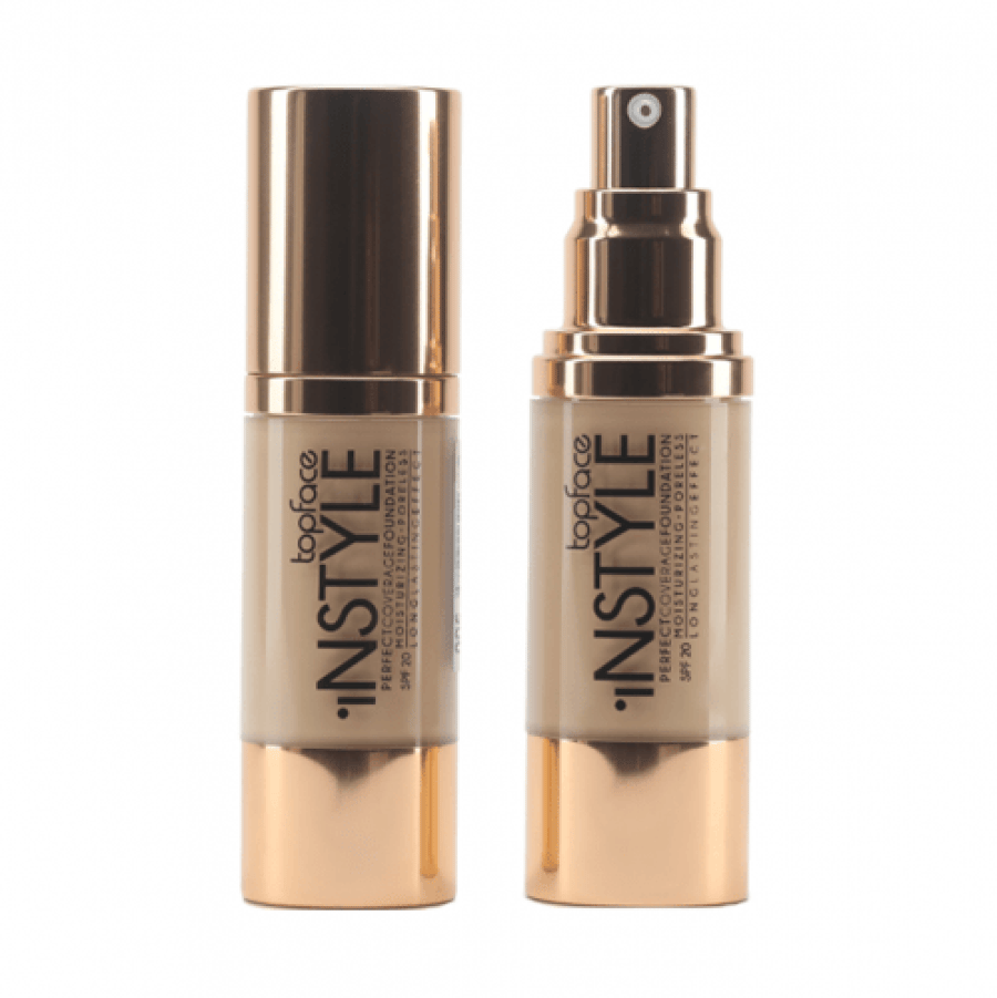 كريم أساس بيرفكت كوفرج من Topface درجة Beige عبوة بخاخ