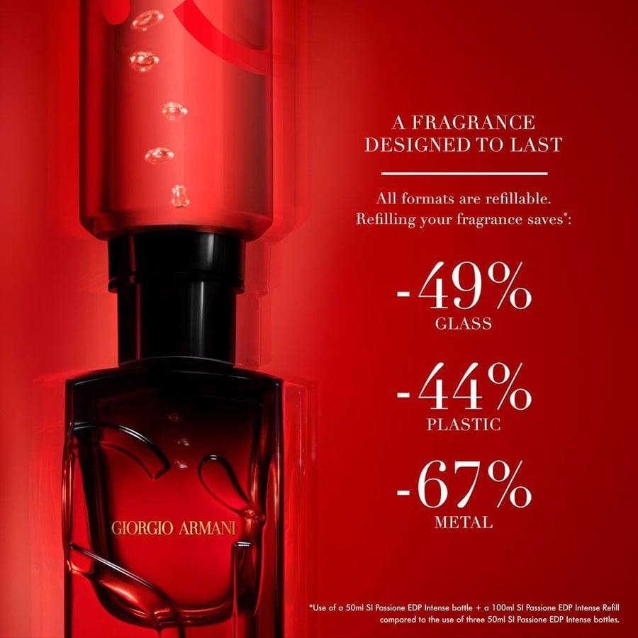 عطر سي باشون انتنس او دو برفيوم من جورجيو أرماني زجاجة حمراء