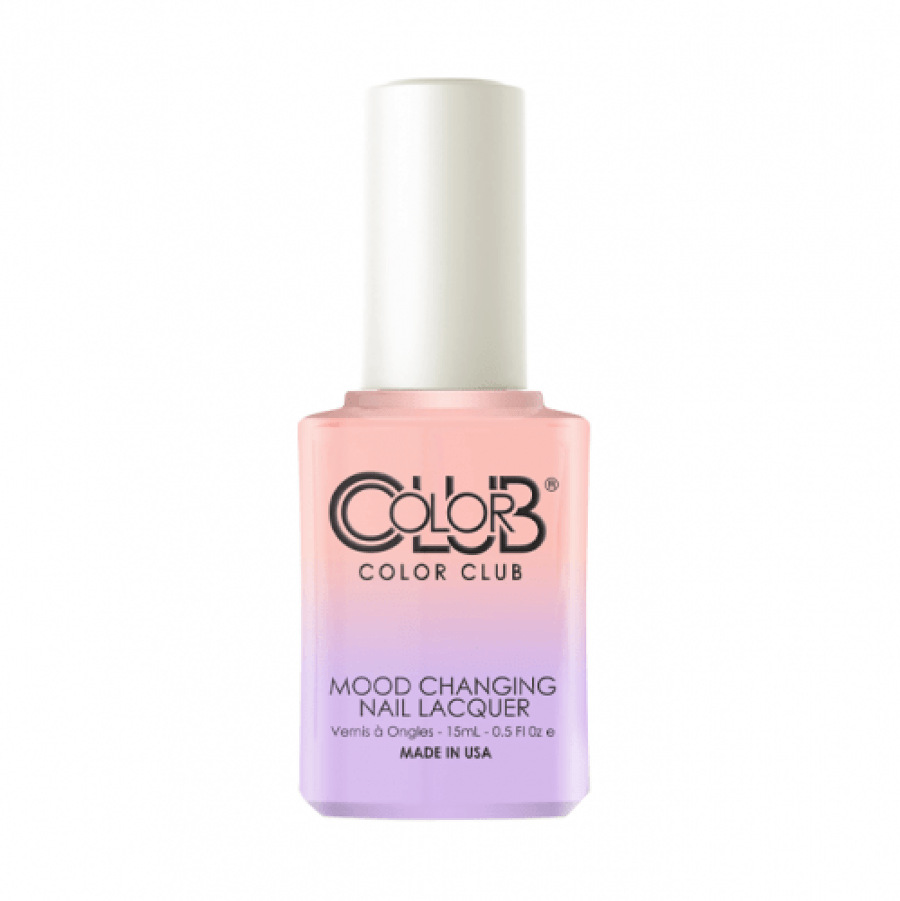 طلاء أظافر جل لامع من Color Club وردي بنفسجي MP12 موديل 2253
