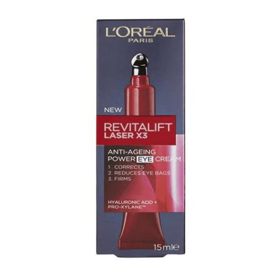 كريم العين ريفيتاليفت ليزراكس ثري من LOREAL PARIS 15مل