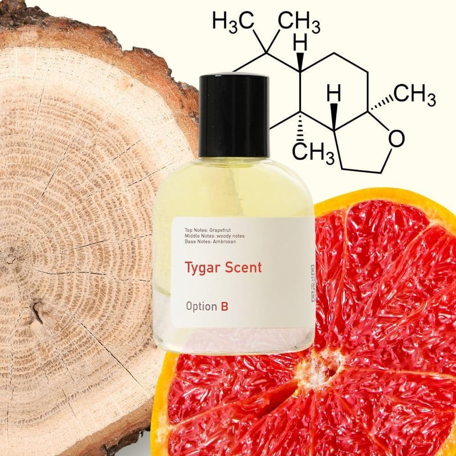 عطر فواح تايجر سنت 50 مل زجاجي أصفر مع غطاء أسود