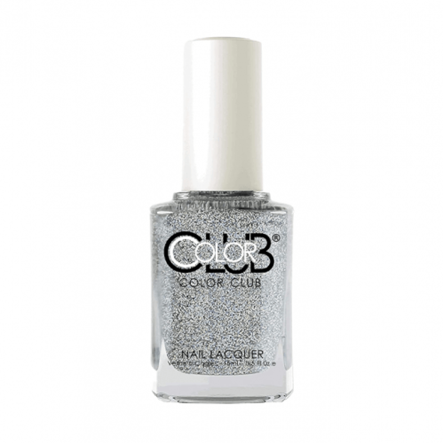 طلاء أظافر جلتر من Color Club فضي 2240 بزجاجة زجاجية
