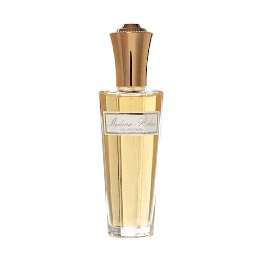 عطر او دي تواليت مدام روشاس Maison Rochas زجاجة ذهبية مستطيلة