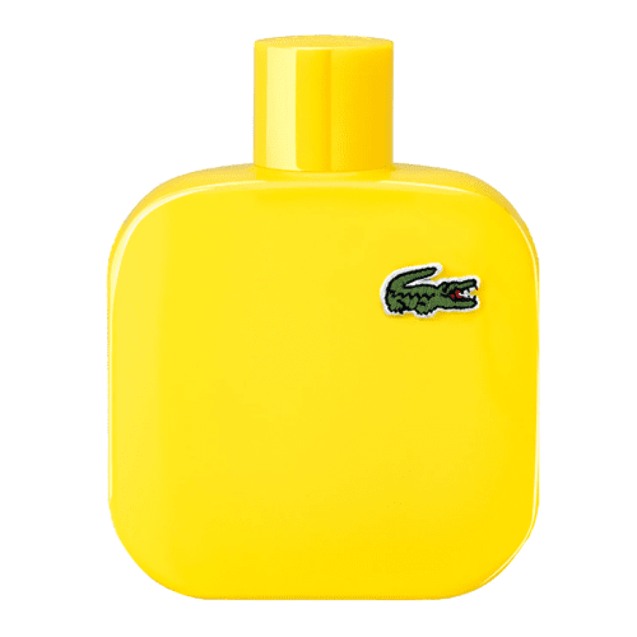 عطر او دي تواليت لاكوست L1212 زجاجة صفراء مربعة بغطاء