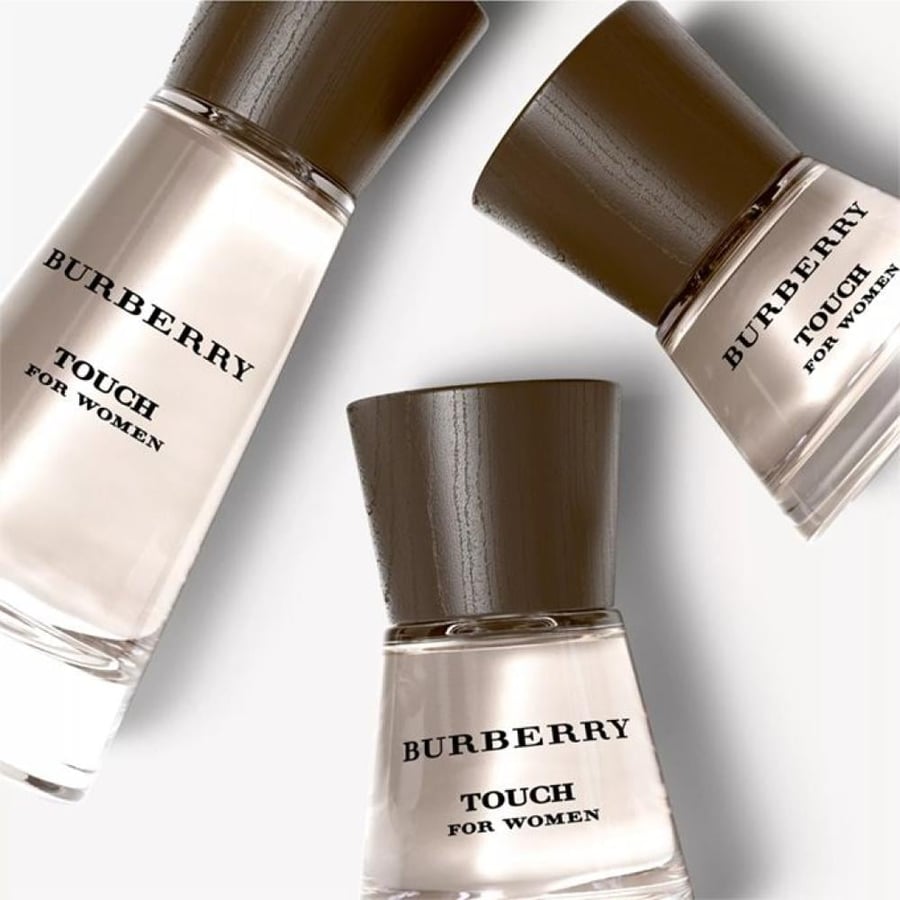 عطر توتش او دو برفيوم من BURBERRY للنساء زجاجة مخروطية بغطاء بني