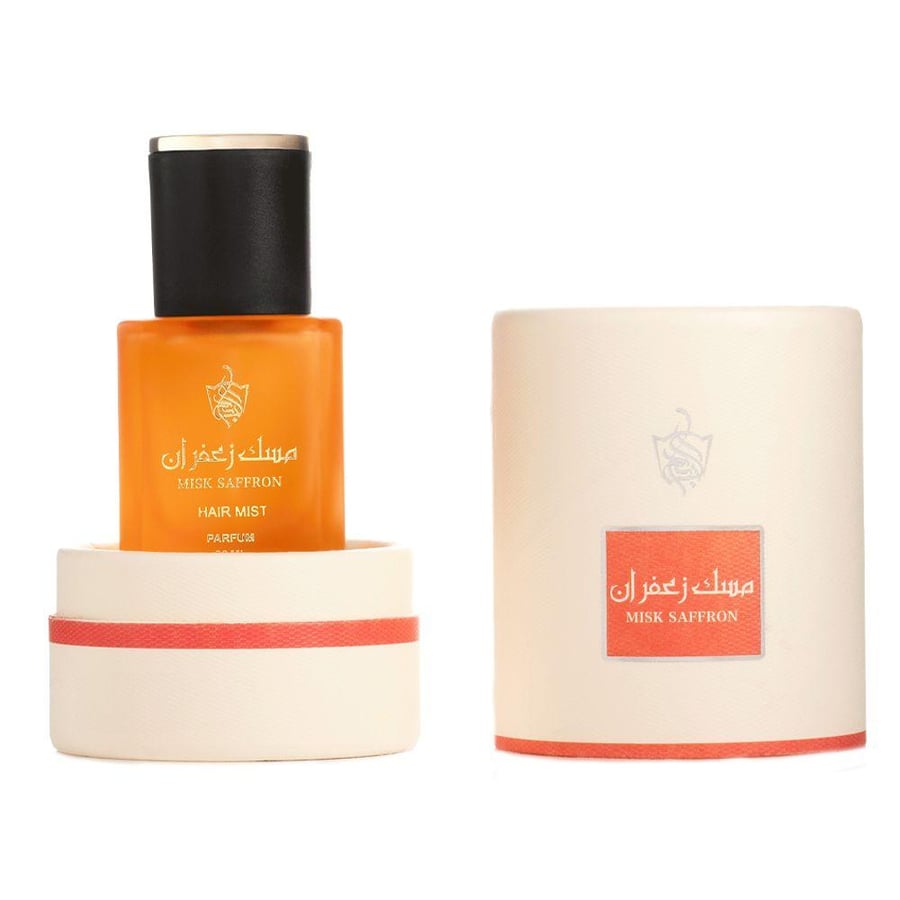 عطر شعر مسك الزعفران برفيوم Misk Saffron 20 مل زجاجة