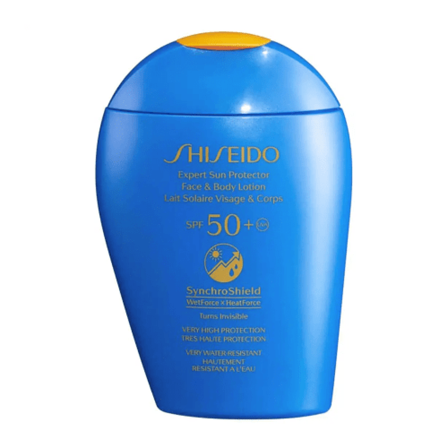 لوشن واقي شمس إكسبرت من شيسيدو للوجه والجسم SPF50 150مل