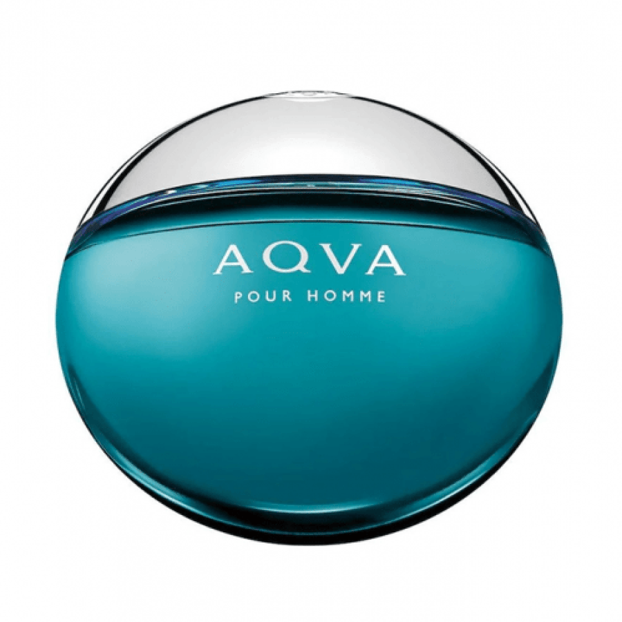 عطر او دي تواليت اكوا بور هوم AQVA من بولغاري زجاجة كروية بلون تيال