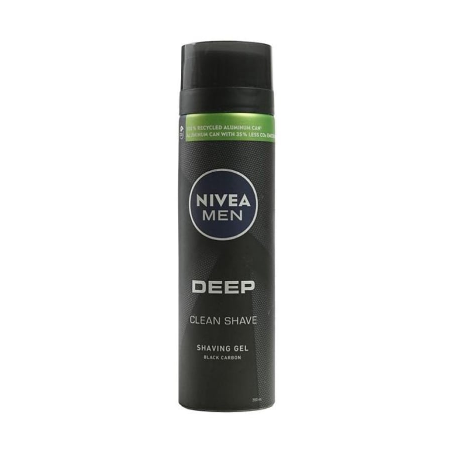 جل حلاقة للتنظيف العميق بالكربون الأسود من NIVEA 200 مل