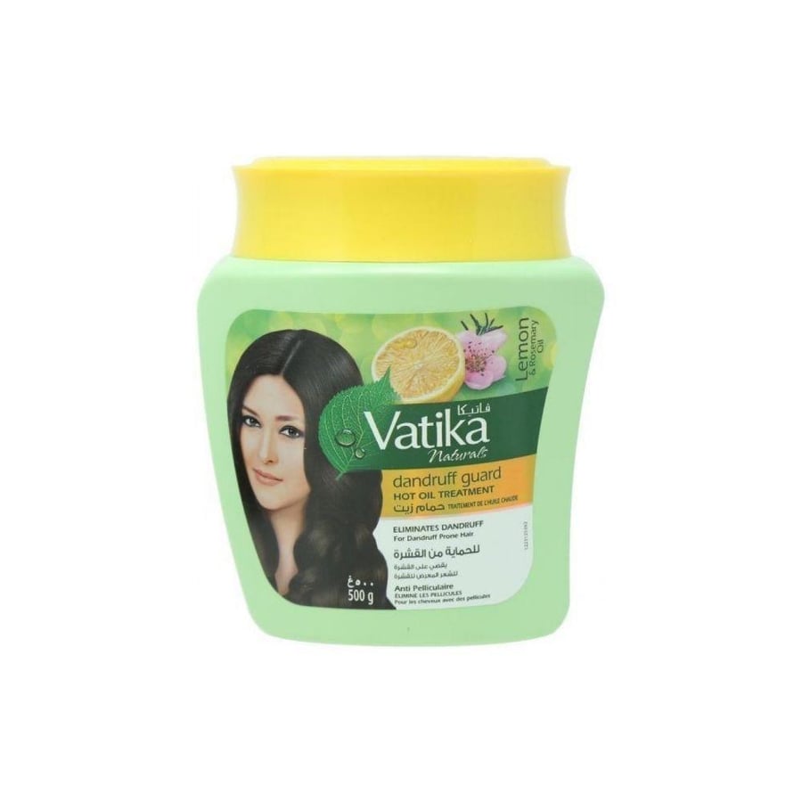 كريم للشعر من Vatika للحماية من القشرة بعلاج الزيت الساخن 500 جم