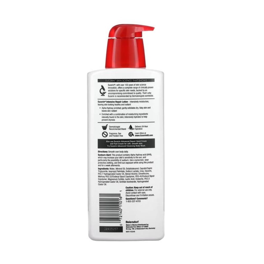 لوشن إصلاح البشرة المكثف من Eucerin مرطب مكثف 500مل بمضخة