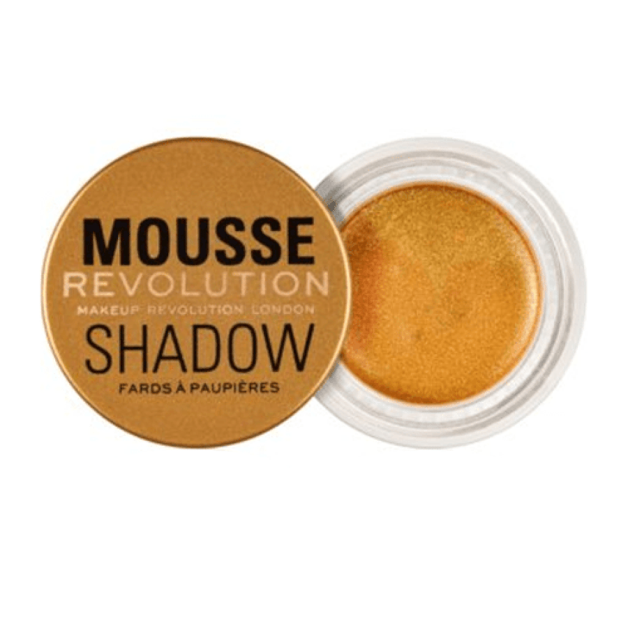 ظل عيون موسي مات Makeup Revolution درجة جولد علبة فضية