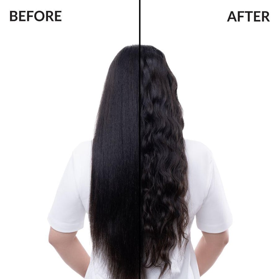 مكواة تجعيد الشعر الثلاثية OLAIHAIR أسود OL1035