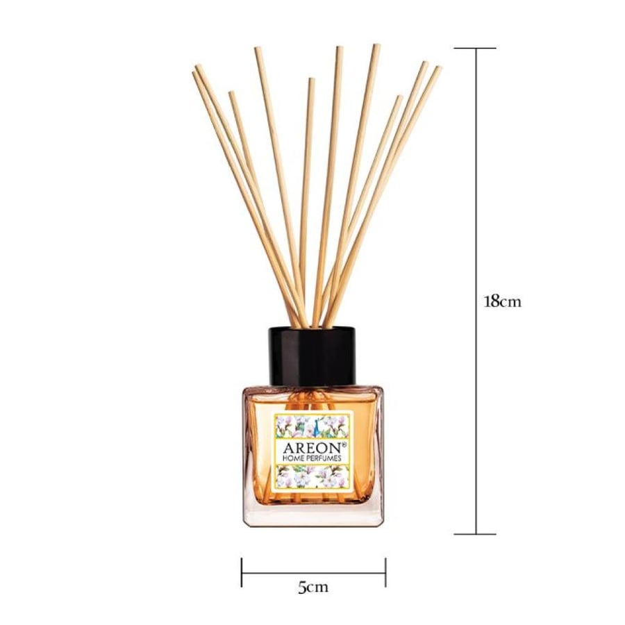 معطر أعواد زجاجي طقم 4 قطع 50 مل من AREON بنيبرتقالي
