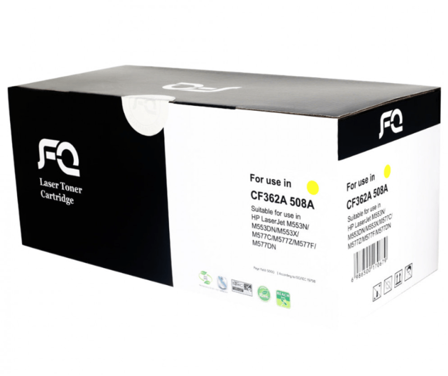 حبر ليزر FQ متوافق مع CF362A 508A أصفر
